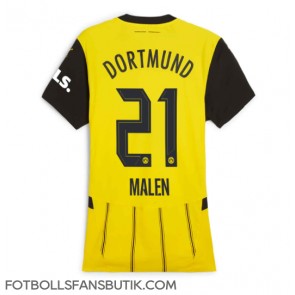 Borussia Dortmund Donyell Malen #21 Replika Hemmatröja Damer 2024-25 Kortärmad